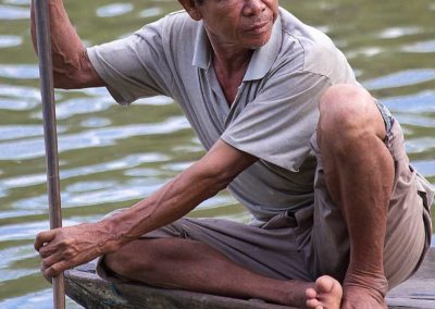 A Boatman of Hoi-An (Vietnam)