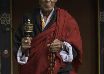 The Bhutanese monk (Bhutan)